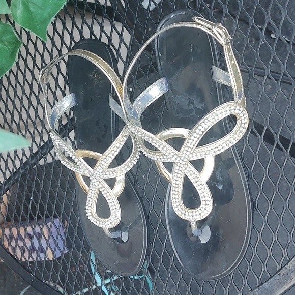 Elegant Rhinestone Sandals - Picture 7 of 10